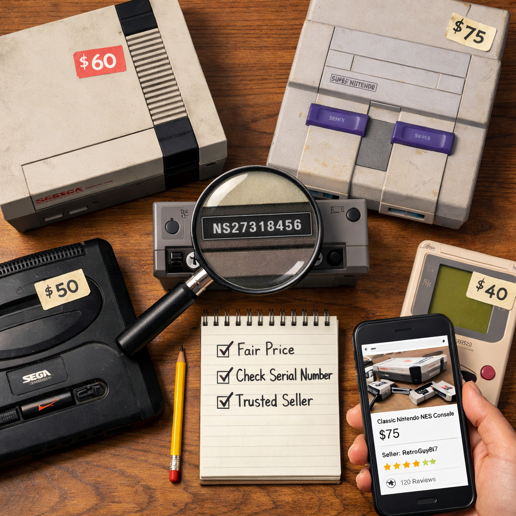 How To Find Authentic Retro Consoles Without Overpaying Or Getting Scammed