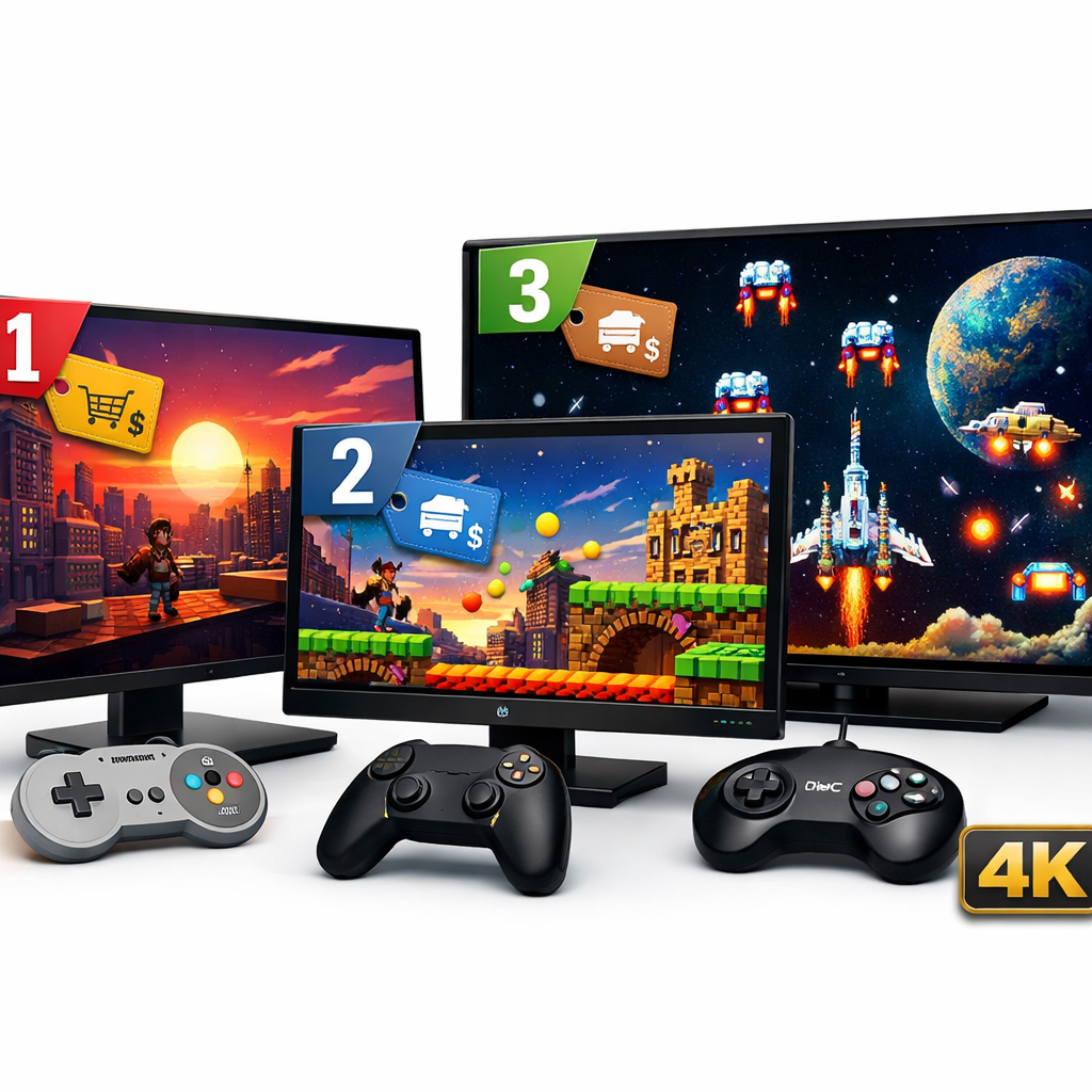 Top Retailers for 4K Gaming Monitors and TVs, Ranked